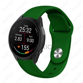 นุ่มกันน้ํา Silocone Sport Strap Band สําหรับ Garmin Vivoactive 5/ Vivocactive 6/ Forerunner 55 / 70 / 170 / 165 / 245 / 645 / 158 / 168 / Approach S50