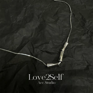 Love2Self X146 Cool Elegant Unisex จี้สร้อยคอ Non Tarnished สแตนเลส Chocker แฟชั่นสร้อยคอคู่