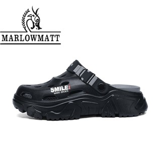 Marlowmatt รองเท้าแตะผู้ชาย Breathable สบายรองเท้าแตะลําลองก…