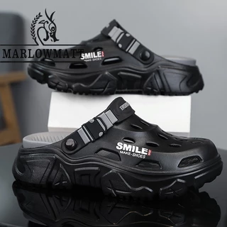 Marlowmatt รองเท้าแตะผู้ชาย Breathable สบายรองเท้าแตะลําลองกีฬาอินเทรนด์ All-Match Big