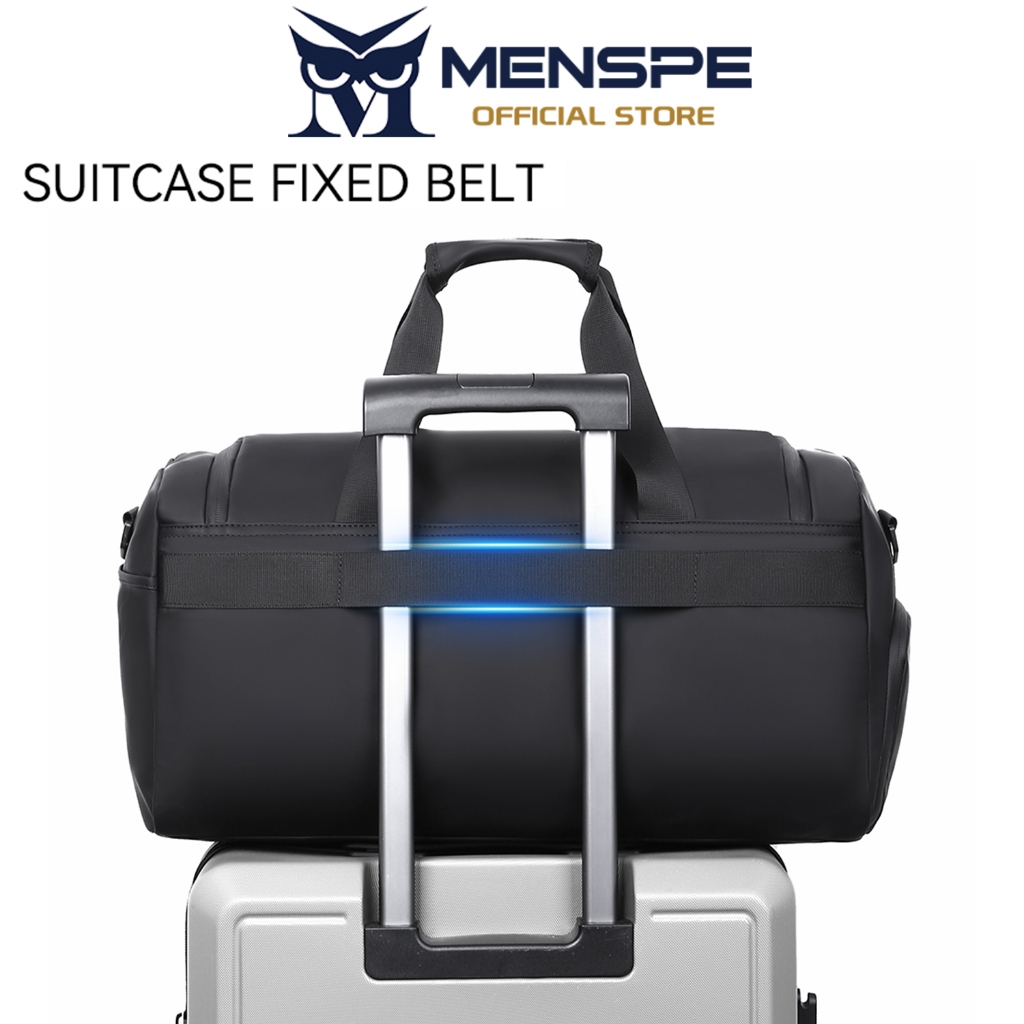 MENSPE ผู้ชายแฟชั่นกีฬากลางแจ้งยิมฟิตเนสกระเป๋า Unisex Travel กระเป๋าถือผู้ชายผู้หญิงแบบพกพาโยคะว่ายน้ําฟิตเนสกระเป๋า