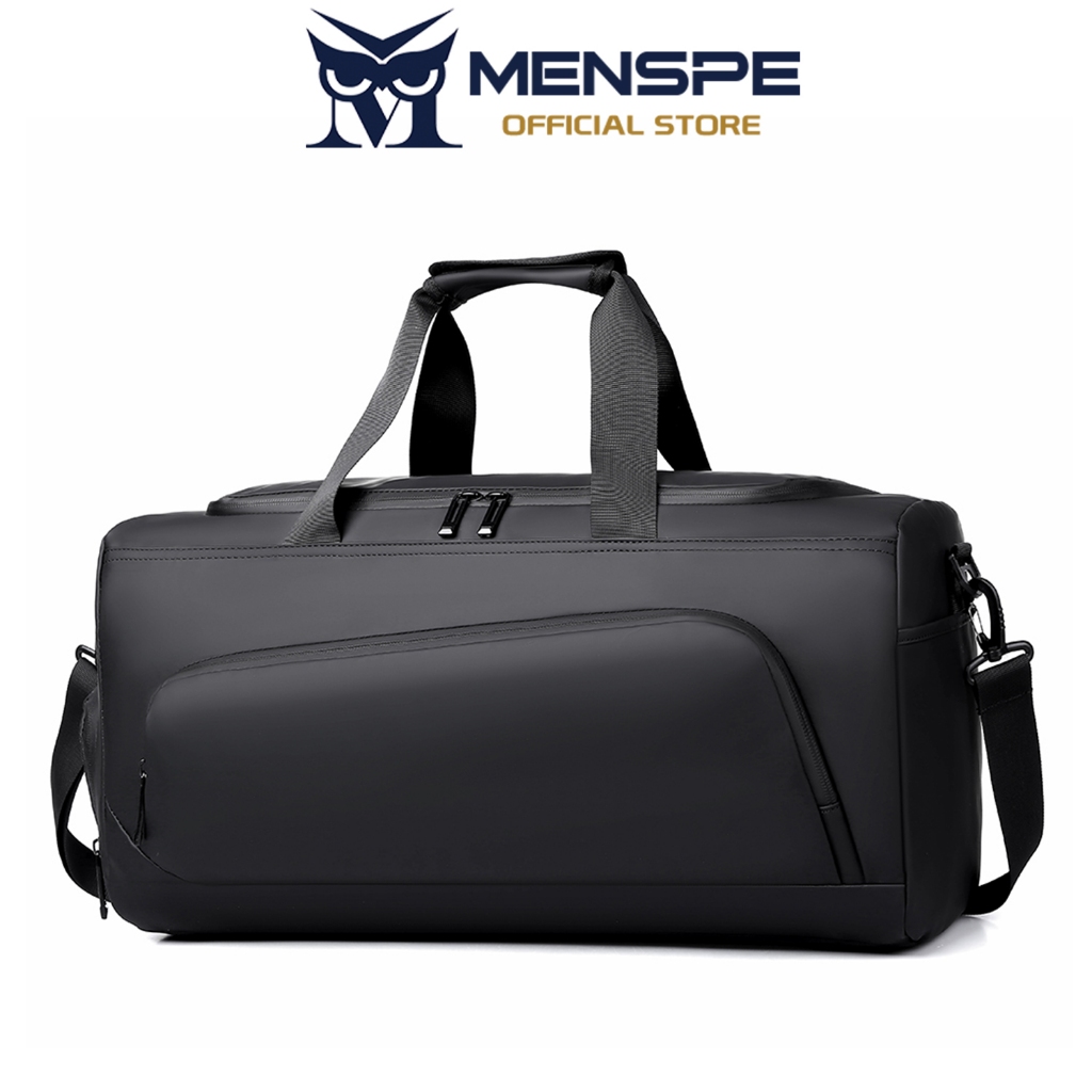 MENSPE ผู้ชายแฟชั่นกีฬากลางแจ้งยิมฟิตเนสกระเป๋า Unisex Travel กระเป๋าถือผู้ชายผู้หญิงแบบพกพาโยคะว่ายน้ําฟิตเนสกระเป๋า