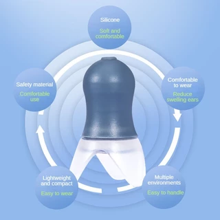 Professional aviation flight silicone earplugs for adults or children,noise reduction and reduce ear pain caused by changes in air pressure