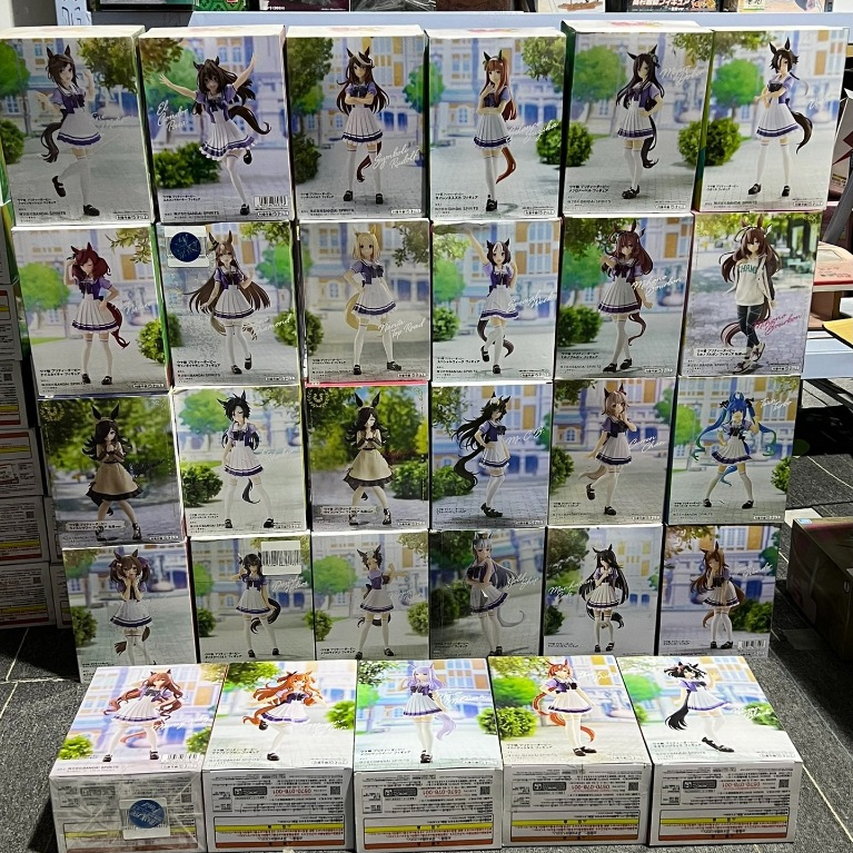 ฟิกเกอร์แท้ JP Uma Musume:Pretty Derby-Tokai Teio/Rice Shower/Opera O/Special Week/(Bandai Spirits)