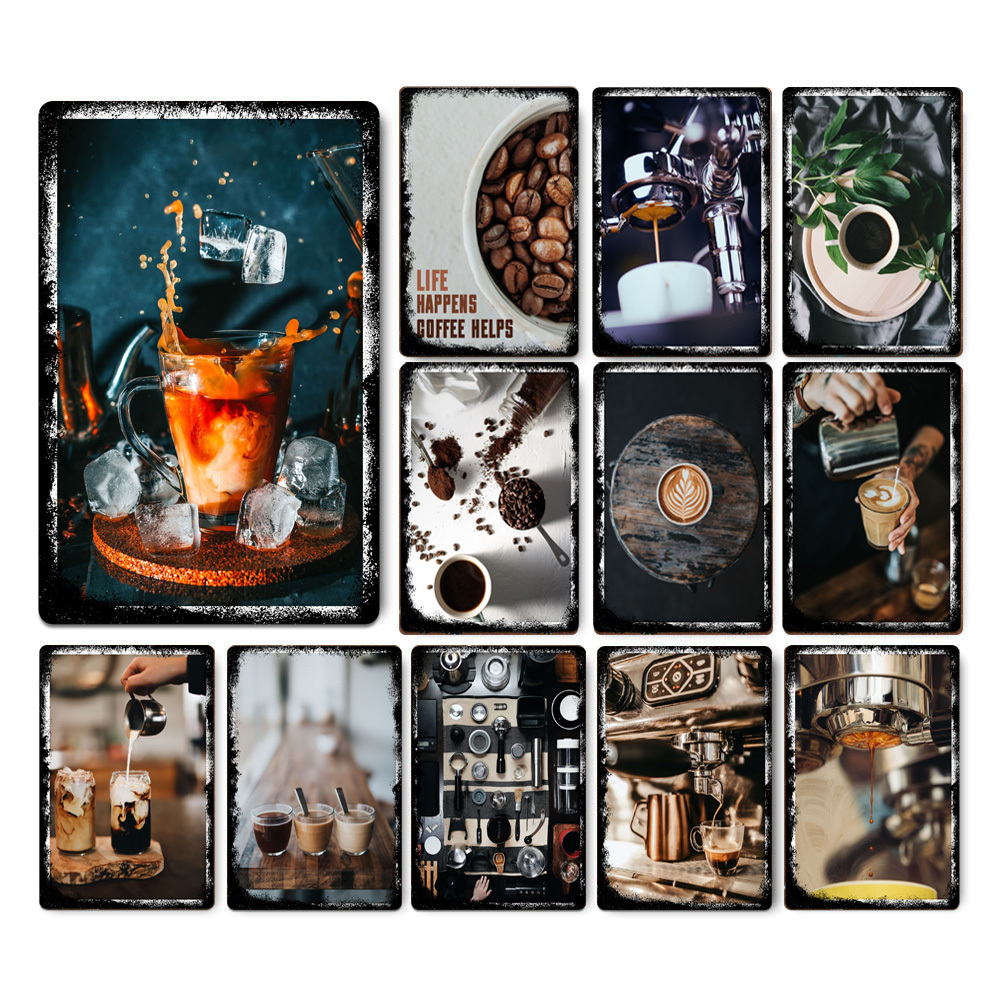 ป้ายเหล็กกาแฟสูตรลับไทย สไตล์วินเทจ สำหรับตกแต่งคาเฟ่/ห้องครัว ความสวยงามที่คุณไม่ควรพลาด