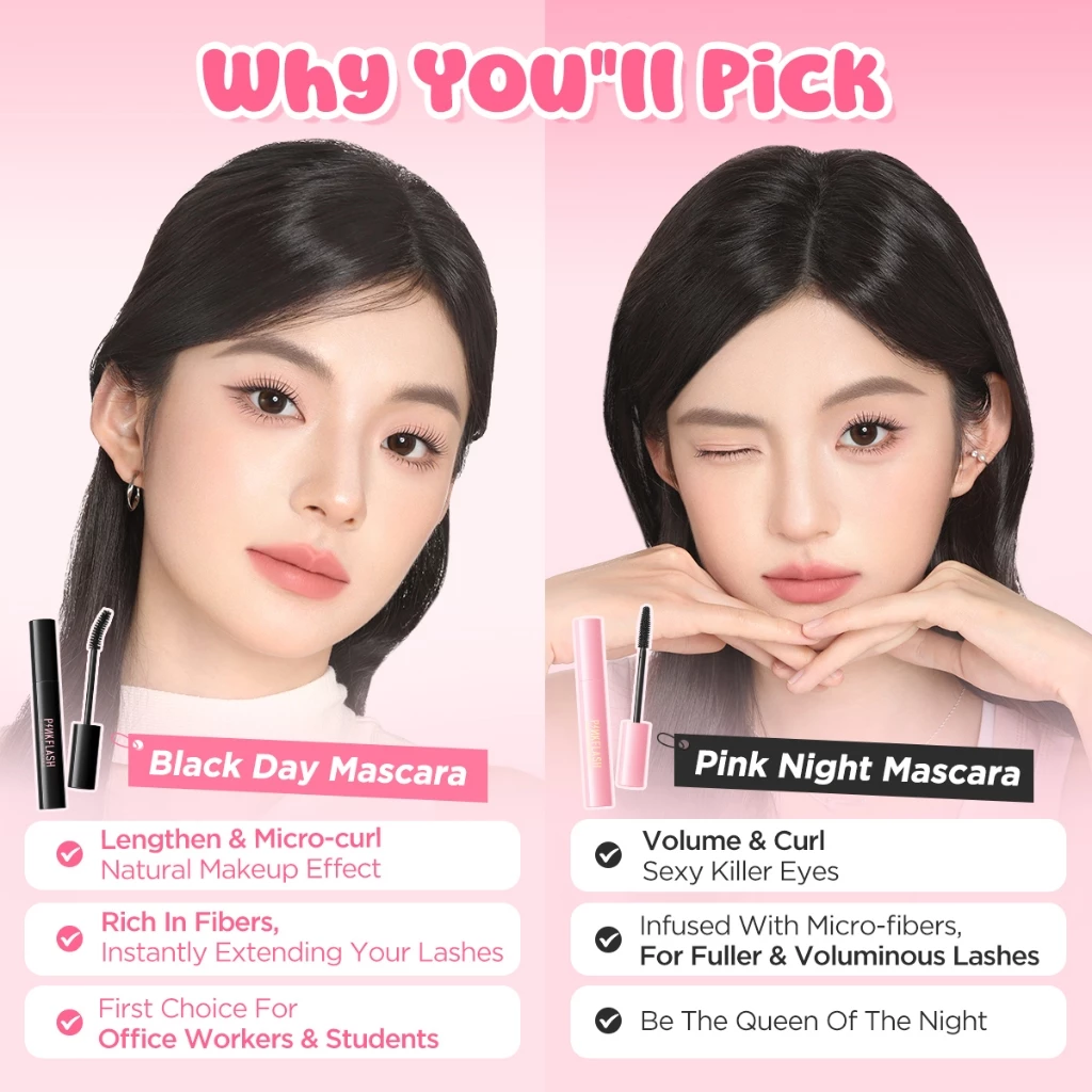 Pinkflash Ohmywink มาสคาร่า กันน้ำ ติดทนนาน thumbnail 5