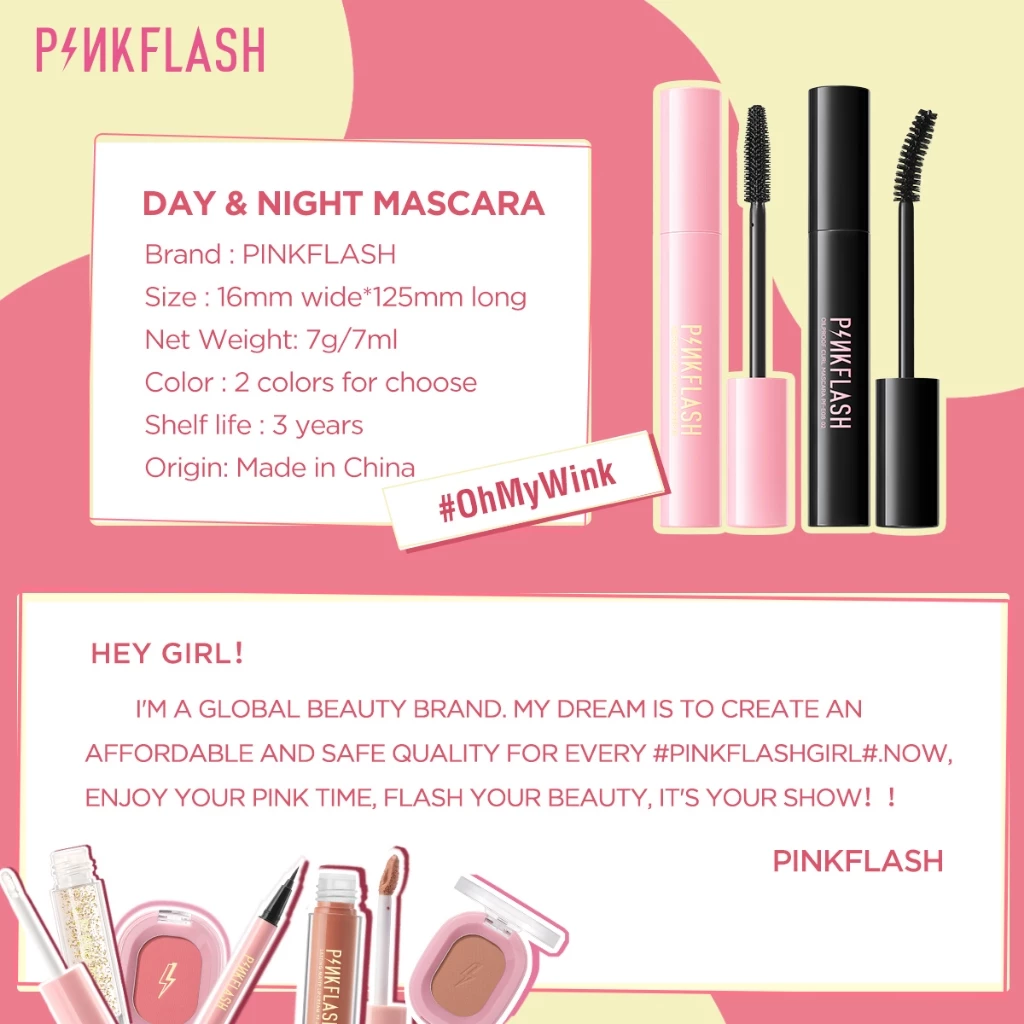 Pinkflash Ohmywink มาสคาร่า กันน้ำ ติดทนนาน thumbnail 8