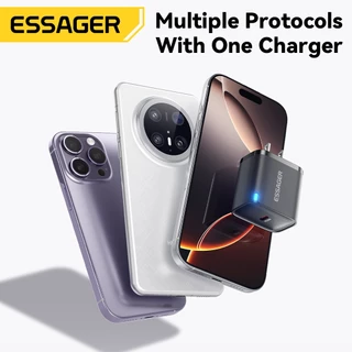 Essager 30W GaN USB Type C Charger PD Fast Charge โทรศัพท์ QC 3.0 Quick Chargers สําหรับ iP 16 15 14 13 Pro Max Mini iPd ชาร์จ