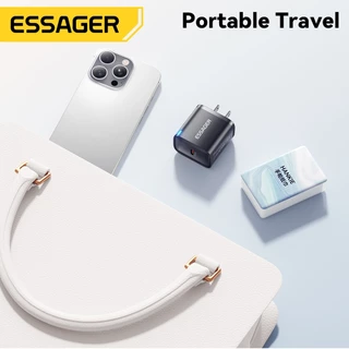 Essager 30W GaN USB Type C Charger PD Fast Charge โทรศัพท์ QC 3.0 Quick Chargers สําหรับ iP 16 15 14 13 Pro Max Mini iPd ชาร์จ