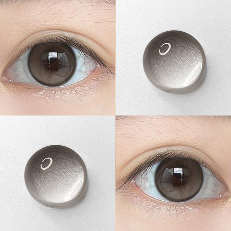 Duoxiu【MTKK🍬🍬】คอนแทคเลนส์ เป็นธรรมชาติ 14.5มม12เดือน เลนส์สําหรับนักเรียน ผู้หญิง เลนส์ตาโตน่ารัก