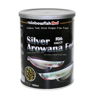 🔥Line Star🔥Rainbow Silver Arowana อาหารปลาอโรวาน่า อาหารปลามังกรเงิน มังกรเงินเผือก มังกรเงินสโนว์ สูตรเร่งสี เร่งโต 1000ml ส่งด่วนค่ะ