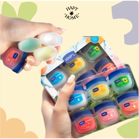 [คู่รักเซ็ต] ลิปบาล์ม HAPY วาสลีน บำรุงริมฝีปากแตก ริมฝีปากดำ ดูแลริมฝีปากแห้ง ลิปสติกเนื้อนุ่ม เกลื่อนุ่มใน 1 วัน｜แถมฟรีที่ล็อคประตู (2 ชิ้น)