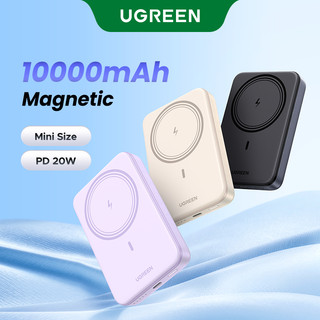 UGREEN 10000mAh/5000mAh Power Bank Magnetic Portable PD 20W Wireless Fast Charging PowerBank for iPhone 17 Pro Max 14 13 12 Series