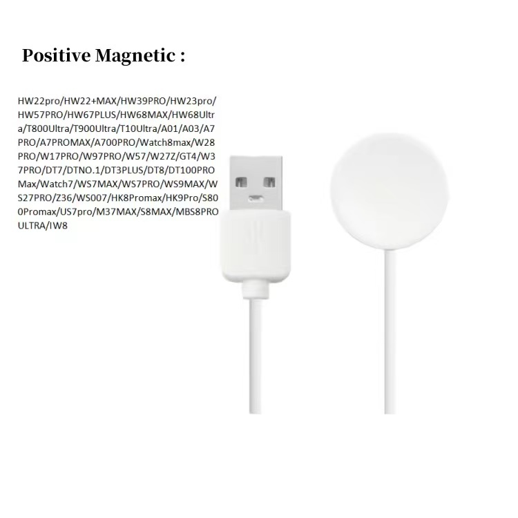 บวกแม่เหล็ก 4G/5G SmartWatch wirelesscharger Ultra ชาร์จสายชาร์จเร็วสําหรับ S5 (H11)A5 T800 T900