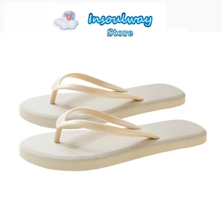 Insoulway Flip Flop Traveling รองเท้าแตะหูคีบนิ่มเหมือนเหยียบขี้ ลายก้อนเมฆ กันลื่น IRZT0A