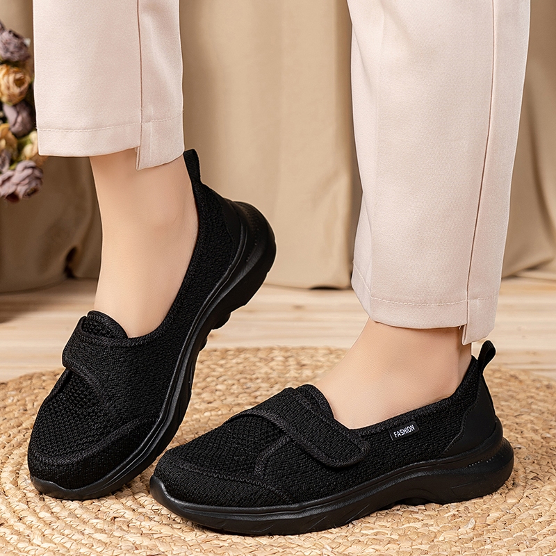 รองเท้าเดินผู้สูงอายุ, รองเท้าผู้หญิงขากว้าง, กระดูกเท้าขนาดใหญ่, เท้าบวม, รองเท้าแม่ระบายอากาศ - รูปที่ 6