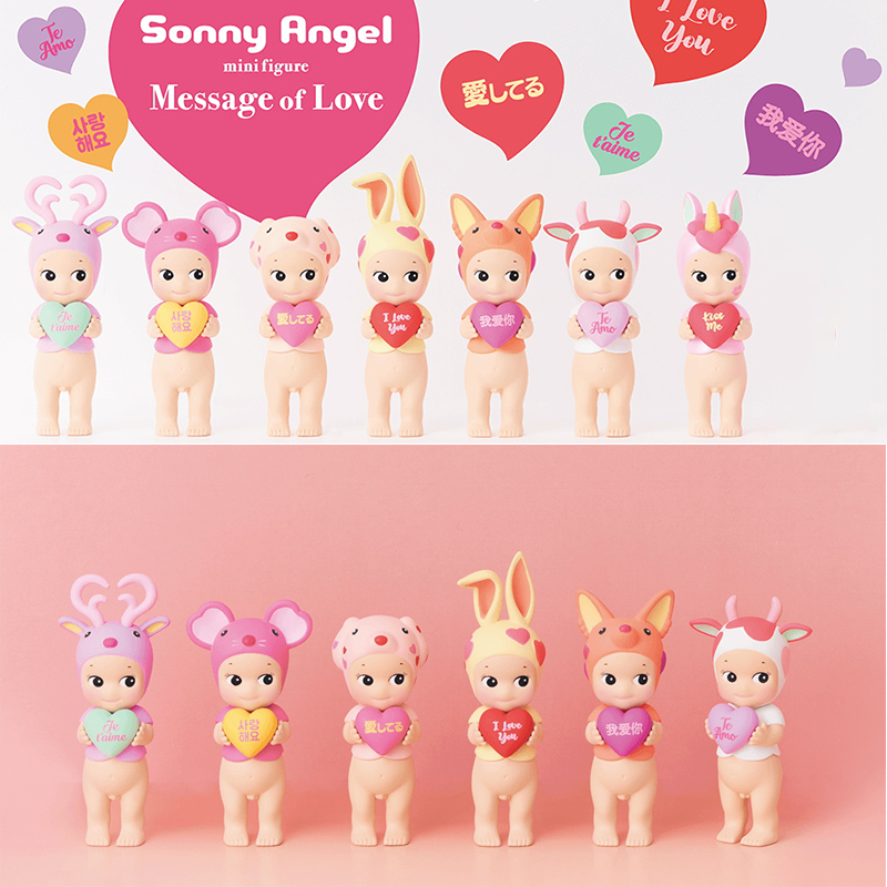 1 ชิ้นสุ่ม Sonny Angel Mini Figure Message of love Series กล่องตาบอด ตกแต่งน่ารัก ส่งรักภาษาของโลก มี Line up:6 ชนิด - รูปที่ 2