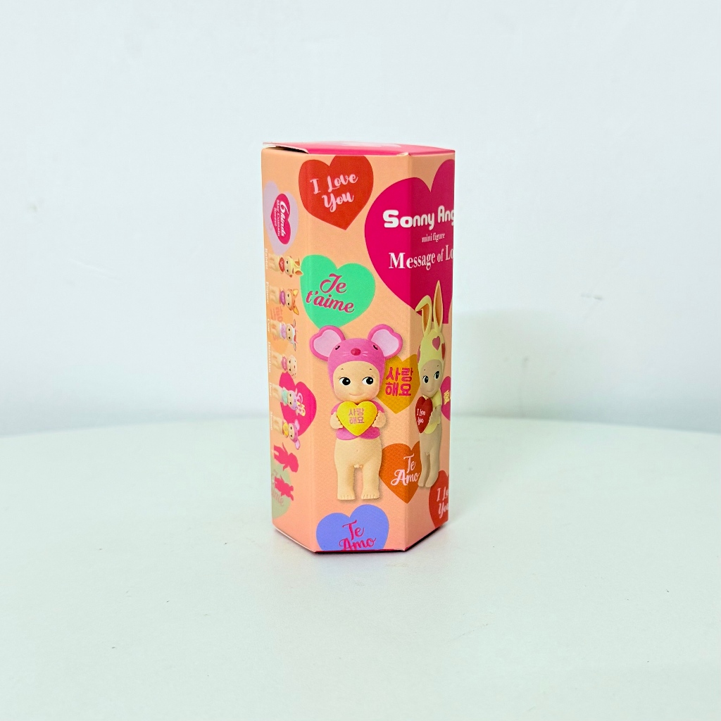 1 ชิ้นสุ่ม Sonny Angel Mini Figure Message of love Series กล่องตาบอด ตกแต่งน่ารัก ส่งรักภาษาของโลก มี Line up:6 ชนิด - รูปที่ 6