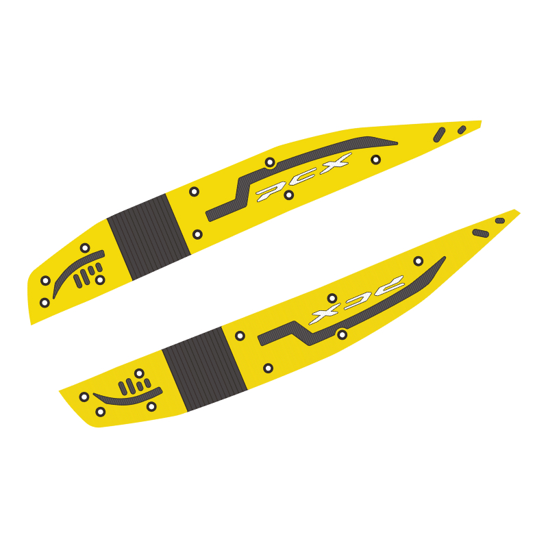 ZLWR  PCX160 2025-2026 เสื่อเท้ามอเตอร์ไซค์ แพดเท้าป้องกันการสึกหรอแบบป้องกันการสกัด - รูปที่ 2