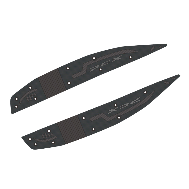 ZLWR  PCX160 2025-2026 เสื่อเท้ามอเตอร์ไซค์ แพดเท้าป้องกันการสึกหรอแบบป้องกันการสกัด - รูปที่ 4