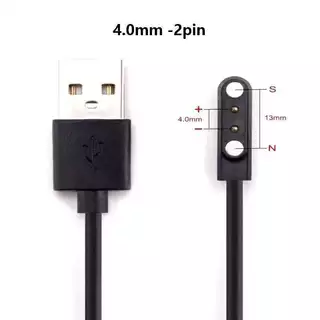 Magnetic Fast สายชาร์จ 2.84 มม.4.0 มม.7.62 มม.(2 P 4 P) Spacing สําหรับสมาร์ทนาฬิกานาฬิกาข้อมือคั้นน้ําผลไม้ USB Power Charger