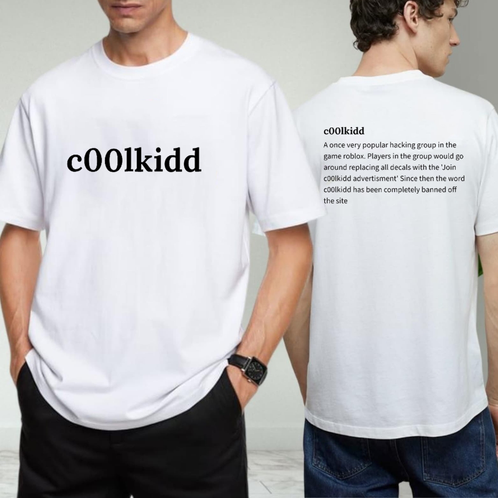 C00lkidd เสื้อยืดเกมสําหรับเสื้อยืดคอกลมผ้าฝ้ายเกมเมอร์