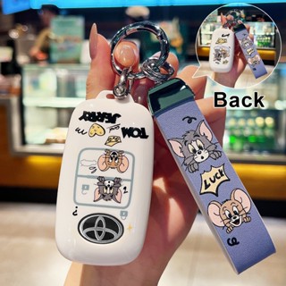 เคสรีโมตกุญแจรถยนต์ TPU สําหรับ Toyota Vios 2023 Yaris Ativ …