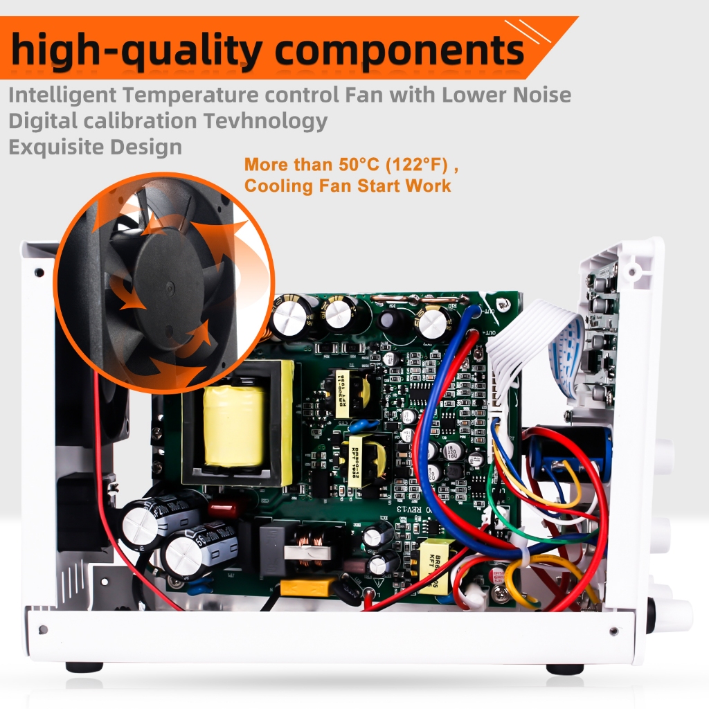 KUAIQU แหล่งจ่ายไฟ DC แบบปรับได้ 30V 10A 60V 5A Lab Bench แหล่งพลังงานเสถียรแหล่งจ่ายไฟสวิตช์ตัวควบคุมแรงดันไฟฟ้า ราคา ถูกที่สุด ดีลบีเคเค แกลเลอรีภาพที่ 8