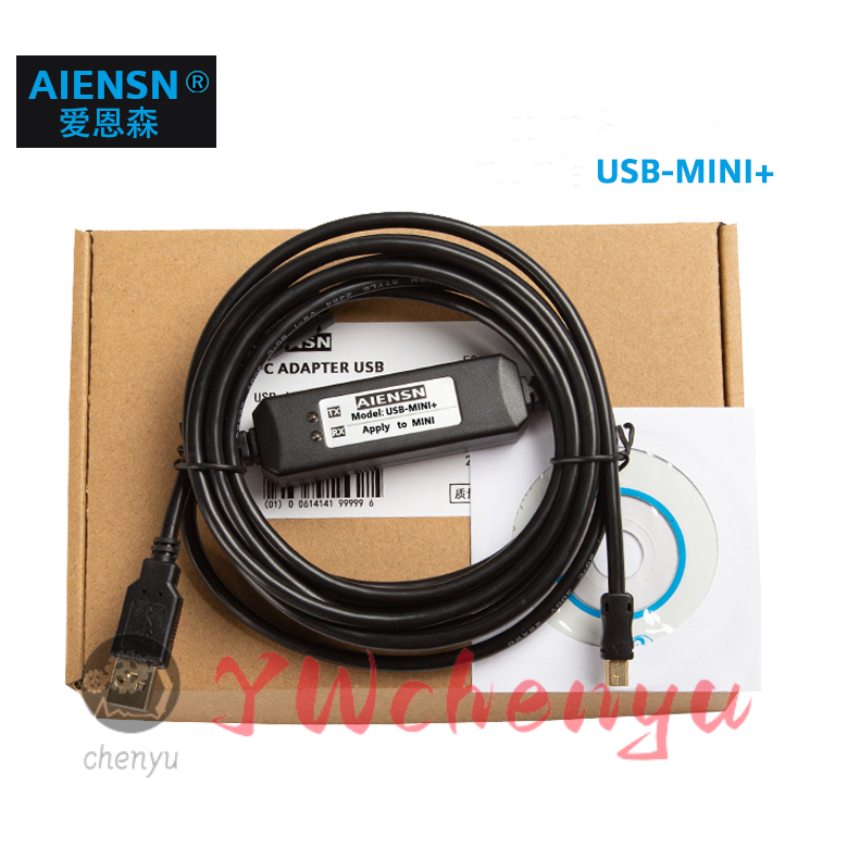 ใช้ได้กับ Mitsubishi Q series PLC การเขียนโปรแกรมสาย USB-Q06UDEH/Q03UDE การสื่อสารดาวน์โหลดข้อมูลสาย