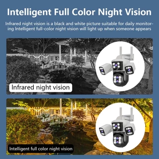 LLSEE 16MP 8K 4 เลนส์ซูมออปติคอล 10 เท่ากล้องวงจรปิดไร้สาย WIFI PTZ กล้องรักษาความปลอดภัย 360 กันน้ำกลางแจ้ง IPC66