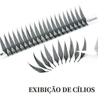 XIUSUZAKI 12 แถวการ์ตูนขนตาสไตล์ใหม่ False Lashes ปลอม Mink วัสดุ Soft Eyelash Extension