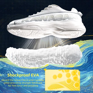 Kawasaki 2025 ใหม่ Pickleball Shoesรองเท้าแบดมินตัน K1B30-C32017 Dream GALAXY ผู้หญิงและผู้ชาย Professional Training Anti slip ทนทาน Shock Absorbing Retro รองเท้ากีฬา