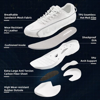 Kawasaki 2025 ใหม่ Pickleball Shoesรองเท้าแบดมินตัน K1B30-C32017 Dream GALAXY ผู้หญิงและผู้ชาย Professional Training Anti slip ทนทาน Shock Absorbing Retro รองเท้ากีฬา