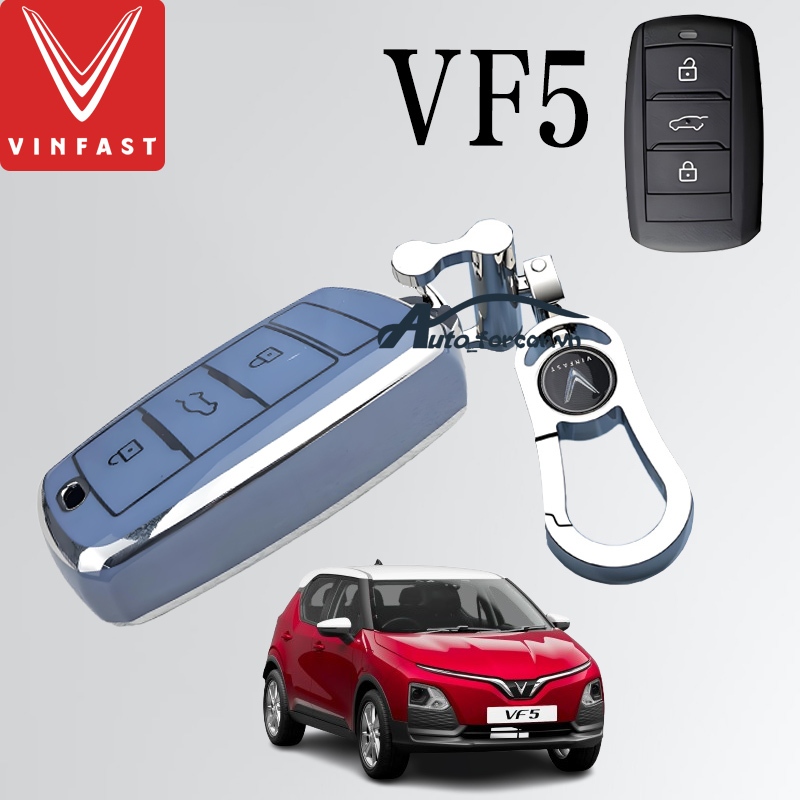 Vinfast Remote Key สมาร์ทกุญแจรถแหวน Vinfast Key Case เหมาะสําหรับ Vinfast VF5