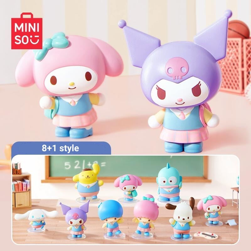 [ของแท้] Sanrio Back to Campus Series Blind Box Cute Doll Figure Desktop Decorative Gift