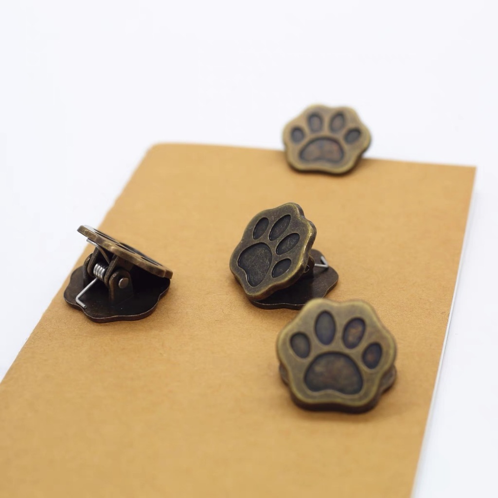 โลหะ Cat Paw Binder คลิป Bill Binder คลิป Foldback Notes Letter แฟ้มคลิปหนีบกระดาษ