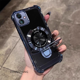 กรณีสําหรับ Samsung A06 ความงามไฟฟ้า anti drop เคสโทรศัพท์ซิลิโคนพร้อมที่วางโทรศัพท์อเนกประสงค์ U-รูปออกแบบใหม่ TPU นิ่ม