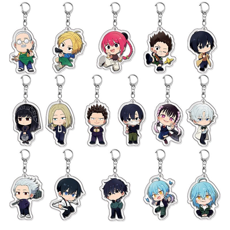 Sakamoto DAYS Sakamoto Taro Asakura Shin คอสเพลย์อะคริลิคพวงกุญแจ Key Chain จี้พวงกุญแจของขวัญคอลเลกชัน
