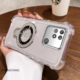 สําหรับ redmi 10C ความงามไฟฟ้า anti drop เคสโทรศัพท์ซิลิโคนพร้อมที่วางโทรศัพท์อเนกประสงค์ U-รูปออกแบบใหม่ TPU soft shell
