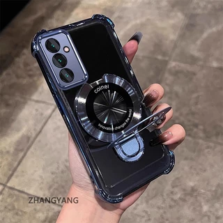 สําหรับ Samsung A26 A36 5G A56 5G ความงามไฟฟ้า anti drop เคสโทรศัพท์ซิลิโคนพร้อมผู้ถือโทรศัพท์อเนกประสงค์ U-รูปออกแบบใหม่ TPU soft shell