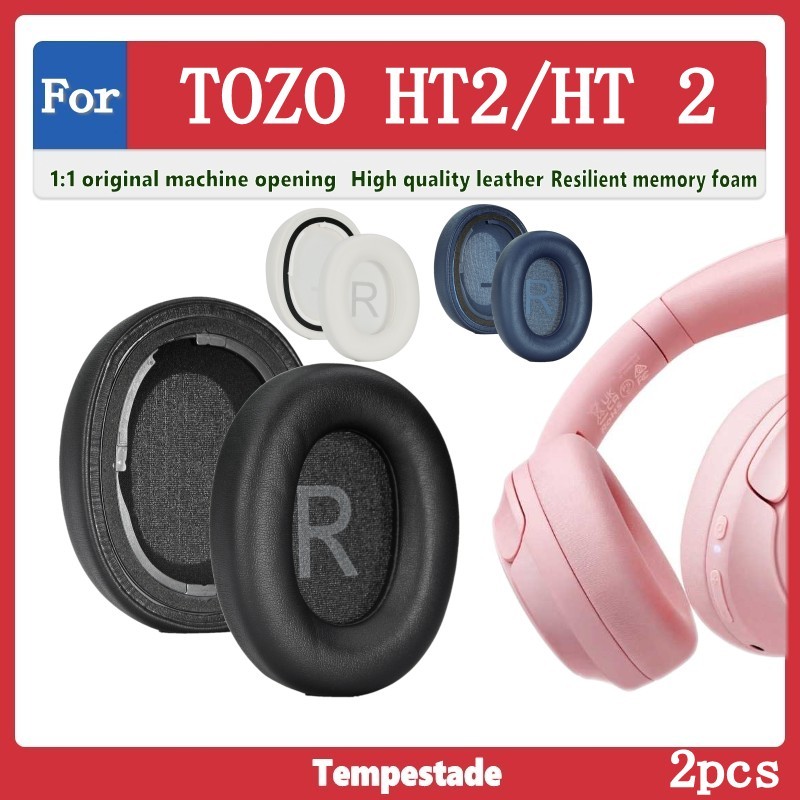 สําหรับ TOZO HT2/HT 2 Earmuffs แผ่นรองหูฟัง Earmuffs เคสหูฟังเคสป้องกันหูฟัง