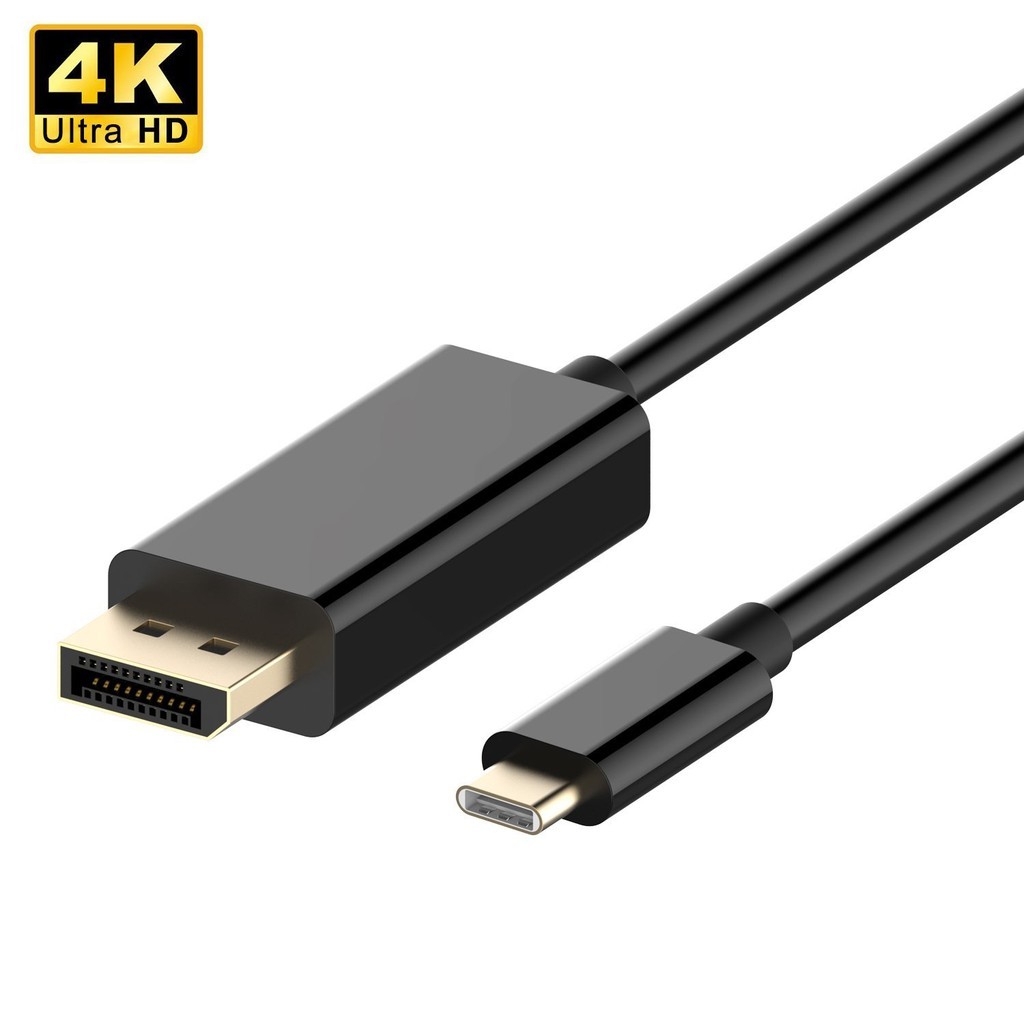 สาย USB C เป็น DisplayPort,Type C(Thunderbolt 3) เป็นอะแดปเตอร์ DP,4K@60Hz,6ft/1.8M