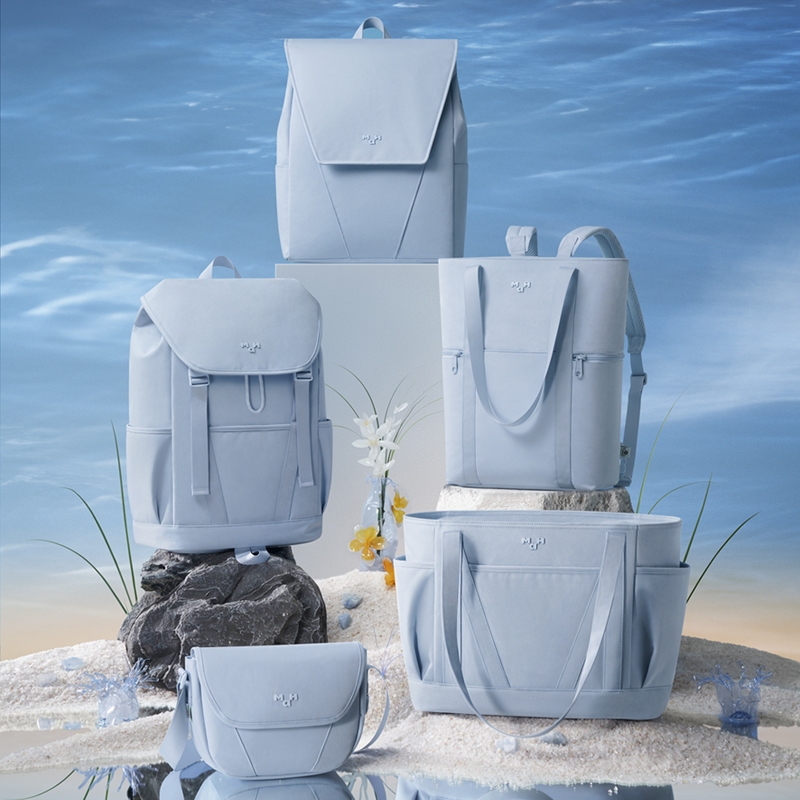 MAH 3311 Annual Color Series Cloud Blue Design Business – Ready Casual Travel Backpack นําเสนอโซลูชันการจัดเก็บอัจฉริยะเหมาะกับแล็ปท็อปได้ถึง 14 นิ้ว ราคา ถูกที่สุด ดีลบีเคเค แกลเลอรีภาพที่ 7
