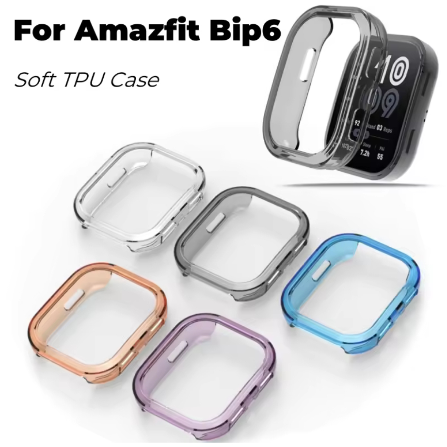 Soft TPU Case Compatible For เคส Amazfit Bip 6 Case Hollow Watch Amazfit Bip 6 เคส Bumper Shell for 