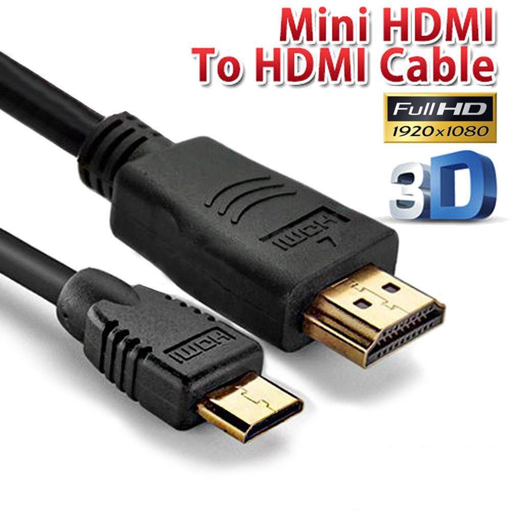 1.5M HDMI to Mini HDMI Adapter Cable V1.4 3D HD 1080P สําหรับ HDTV Projector