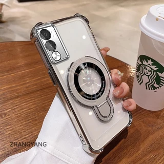 สําหรับ vivo Y19S ความงามไฟฟ้าป้องกันการตกกระแทกซิลิโคนเคสโทรศัพท์พร้อมที่วางโทรศัพท์อเนกประสงค์การออกแบบรูปตัว U ใหม่ TPU นิ่ม