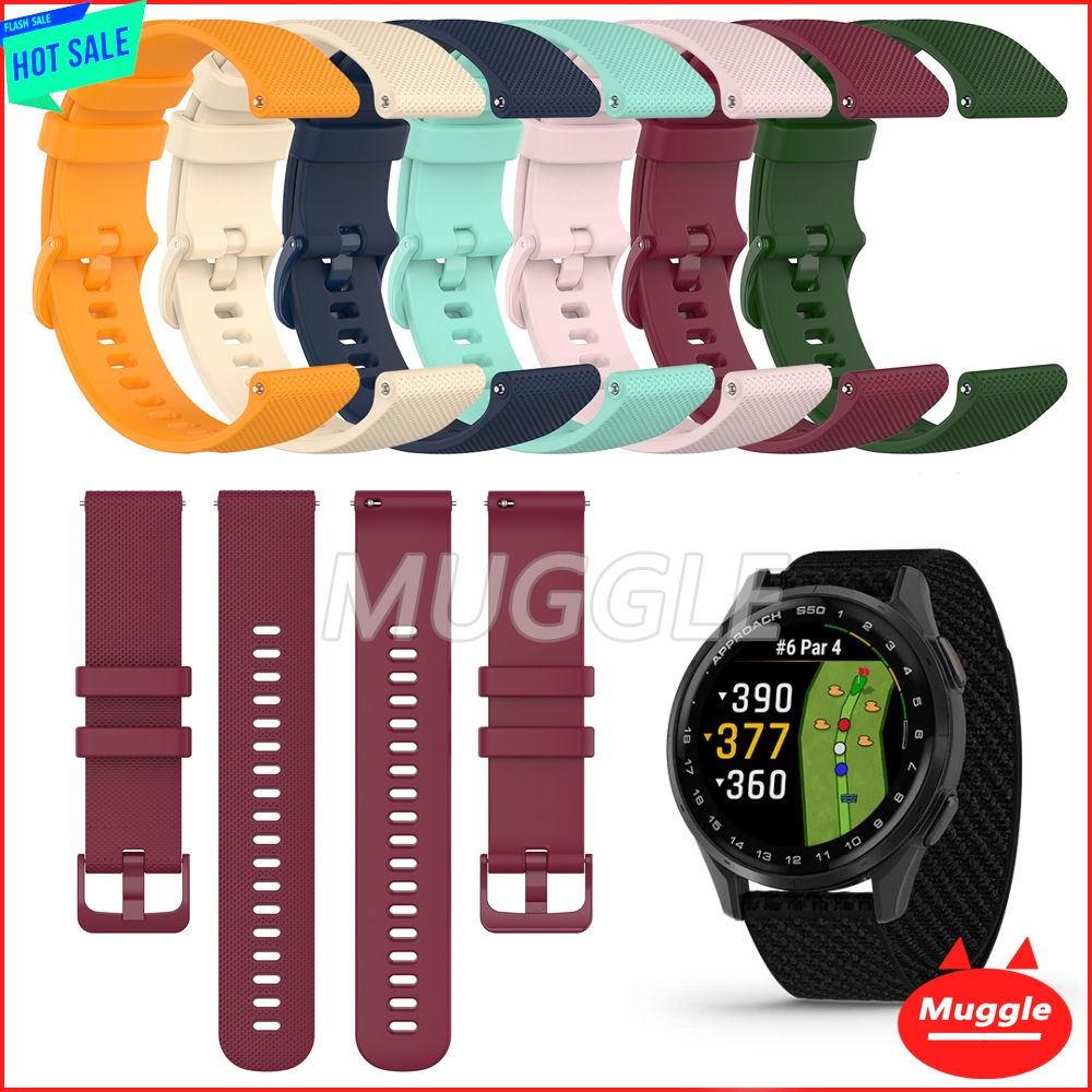 สายนาฬิกา Garmin Approach S50 สายรัดทดแทน Garmin Approach S50 bands  สาย สายนาฬิกา Garmin Approach S