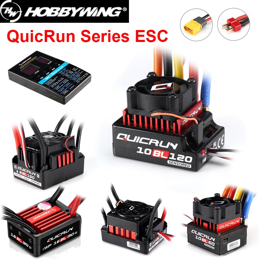Hobbywing QuicRun เซนเซอร์ไร้แปรงถ่าน WP 16BL30 10BL60 8BL150 10BL60 10BL120 30A 60A 120A 150A XT/T 