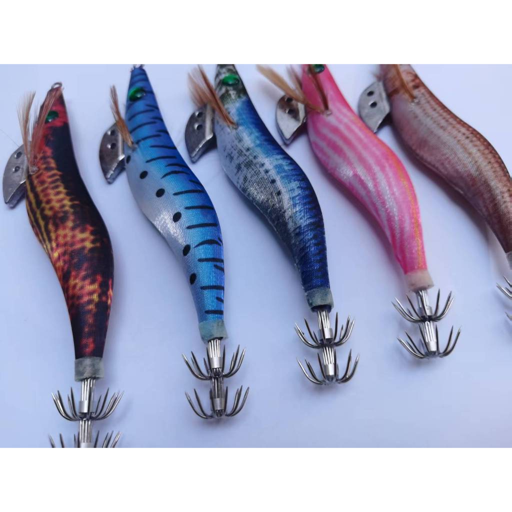 ล่อปลาหมึก จิ๊กปลาหมึกเรืองแสง เหยื่อปลอม เหยื่อปลาหมึก ปลาหมึก ปลาหมึกตั๊กแตน เหยื่อตกปลา ปลาหมึกยักษ์