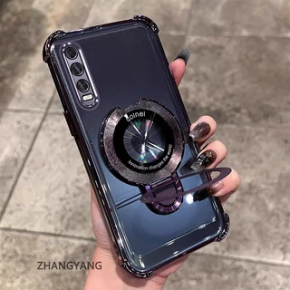 สําหรับ vivo y20 y20s y12s y20i y12a ความงามไฟฟ้า anti drop เคสโทรศัพท์ซิลิโคนพร้อมที่วางโทรศัพท์อเนกประสงค์ U-รูปออกแบบใหม่ TPU นิ่ม